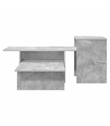 vidaXL Console Table Concrete Grey 91.5 x 35 x 38.5 cm Engineered Wood