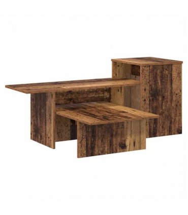 vidaXL Console Table Old Wood 91.5 x 35 x 38.5 cm Engineered Wood