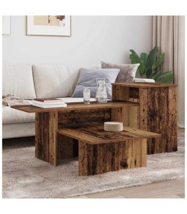 vidaXL Console Table Old Wood 91.5 x 35 x 38.5 cm Engineered Wood