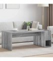 vidaXL Coffee Table Grey Sonoma 101.5 x 50 x 37 cm Engineered Wood
