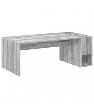 vidaXL Coffee Table Grey Sonoma 101.5 x 50 x 37 cm Engineered Wood