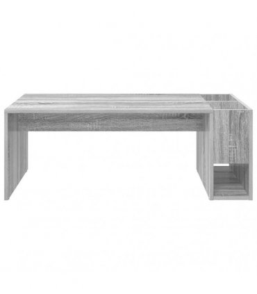 vidaXL Coffee Table Grey Sonoma 101.5 x 50 x 37 cm Engineered Wood