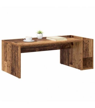 vidaXL Coffee Table Old Wood 101.5 x 50 x 37 cm Engineered Wood