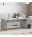 vidaXL Coffee Table Concrete Grey 101.5 x 50 x 37 cm Engineered Wood
