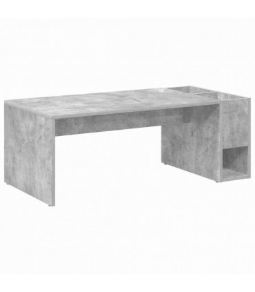 vidaXL Coffee Table Concrete Grey 101.5 x 50 x 37 cm Engineered Wood