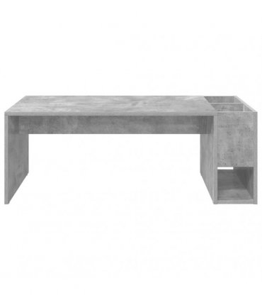 vidaXL Coffee Table Concrete Grey 101.5 x 50 x 37 cm Engineered Wood