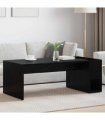 vidaXL Coffee Table Black Oak 101.5 x 50 x 37 cm Engineered Wood