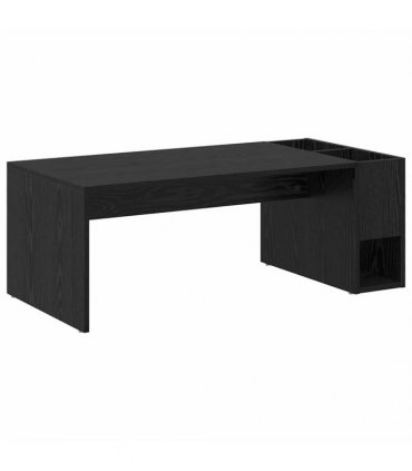 vidaXL Coffee Table Black Oak 101.5 x 50 x 37 cm Engineered Wood