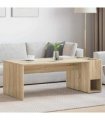 vidaXL Coffee Table Sonoma Oak 101.5 x 50 x 37 cm Engineered Wood