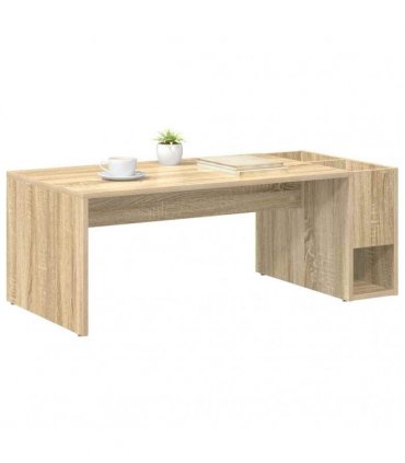 vidaXL Coffee Table Sonoma Oak 101.5 x 50 x 37 cm Engineered Wood