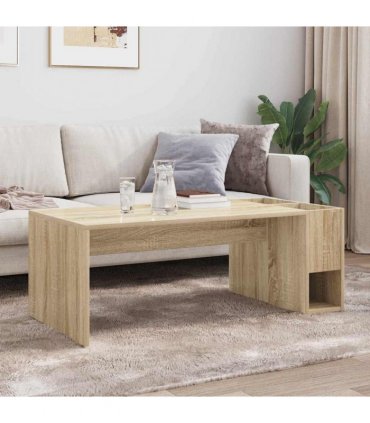vidaXL Coffee Table Sonoma Oak 101.5 x 50 x 37 cm Engineered Wood