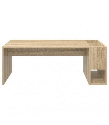 vidaXL Coffee Table Sonoma Oak 101.5 x 50 x 37 cm Engineered Wood