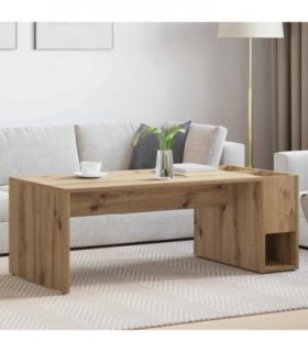 vidaXL Coffee Table Artisan Oak 101.5 x 50 x 37 cm Engineered Wood