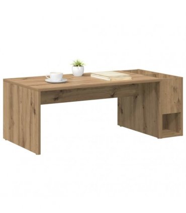 vidaXL Coffee Table Artisan Oak 101.5 x 50 x 37 cm Engineered Wood