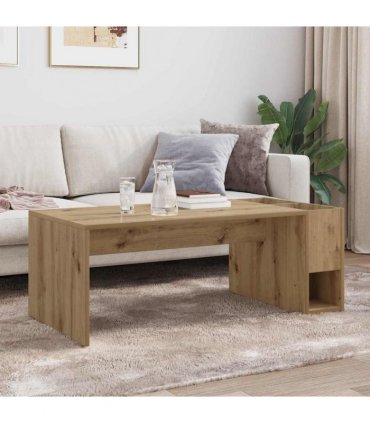 vidaXL Coffee Table Artisan Oak 101.5 x 50 x 37 cm Engineered Wood