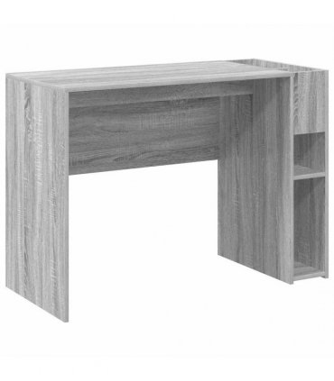 vidaXL Desk Grey Sonoma 109 x 50 x 78 cm Engineered Wood
