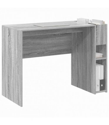 vidaXL Desk Grey Sonoma 109 x 50 x 78 cm Engineered Wood