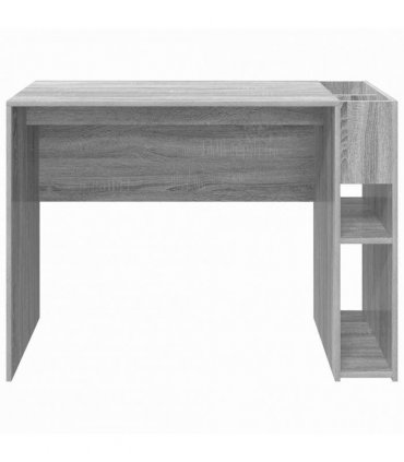 vidaXL Desk Grey Sonoma 109 x 50 x 78 cm Engineered Wood