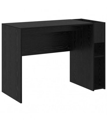 vidaXL Desk Black Oak 109 x 50 x 78 cm Engineered Wood