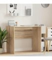 vidaXL Desk Sonoma Oak 109 x 50 x 78 cm Engineered Wood