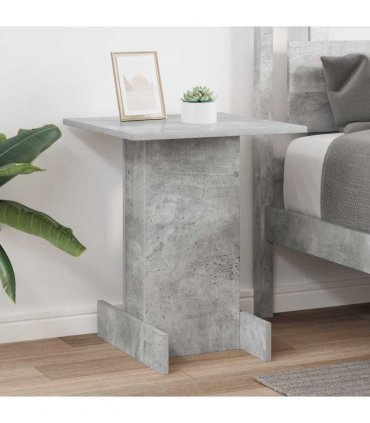 vidaXL End Table Concrete Grey 44.5 x 45 x 55 cm Engineered Wood