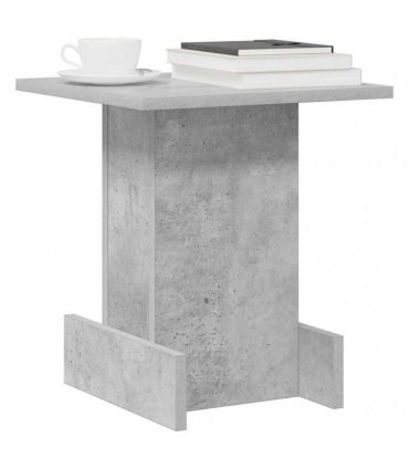 vidaXL End Table Concrete Grey 35.5 x 35 x 40 cm Engineered Wood — Size: 36.5 x 35 x 40 cm