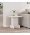 vidaXL End Table White 35.5 x 35 x 40 cm Engineered Wood — Size: 36.5 x 35 x 40 cm