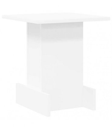 vidaXL End Table White 35.5 x 35 x 40 cm Engineered Wood — Size: 36.5 x 35 x 40 cm