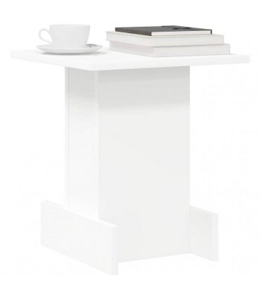 vidaXL End Table White 35.5 x 35 x 40 cm Engineered Wood — Size: 36.5 x 35 x 40 cm