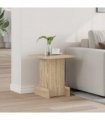 vidaXL End Table Sonoma Oak 35.5 x 35 x 40 cm Engineered Wood — Size: 36.5 x 35 x 40 cm