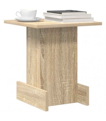 vidaXL End Table Sonoma Oak 35.5 x 35 x 40 cm Engineered Wood — Size: 36.5 x 35 x 40 cm