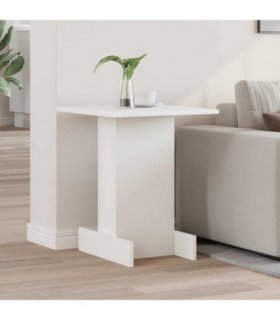 vidaXL End Table White 44.5 x 45 x 55 cm Engineered Wood