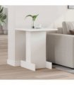 vidaXL End Table White 44.5 x 45 x 55 cm Engineered Wood