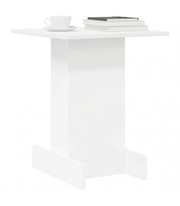 vidaXL End Table White 44.5 x 45 x 55 cm Engineered Wood