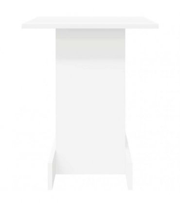 vidaXL End Table White 44.5 x 45 x 55 cm Engineered Wood