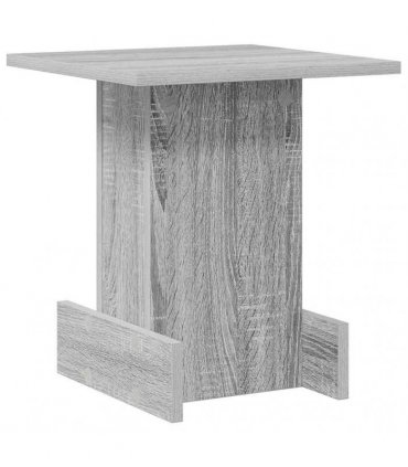 vidaXL End Table Grey Sonoma 35.5 x 35 x 40 cm Engineered Wood — Size: 36.5 x 35 x 40 cm