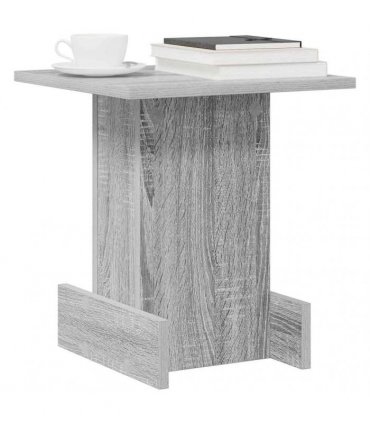 vidaXL End Table Grey Sonoma 35.5 x 35 x 40 cm Engineered Wood — Size: 36.5 x 35 x 40 cm