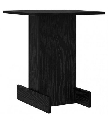 vidaXL End Table Black Oak 44.5 x 45 x 55 cm Engineered Wood