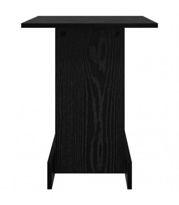 vidaXL End Table Black Oak 44.5 x 45 x 55 cm Engineered Wood