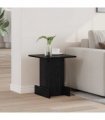 vidaXL End Table Black Oak 35.5 x 35 x 40 cm Engineered Wood — Size: 36.5 x 35 x 40 cm