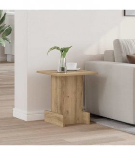vidaXL End Table Artisan Oak 35.5 x 35 x 40 cm Engineered Wood — Size: 36.5 x 35 x 40 cm