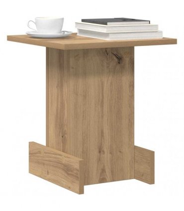 vidaXL End Table Artisan Oak 35.5 x 35 x 40 cm Engineered Wood — Size: 36.5 x 35 x 40 cm