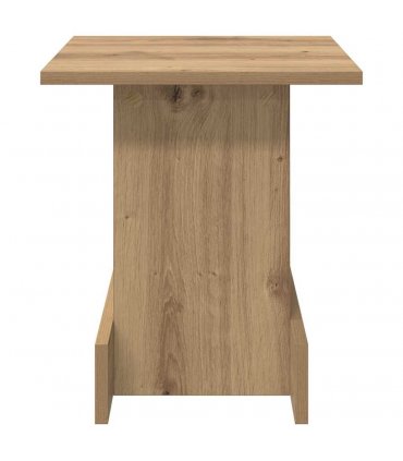 vidaXL End Table Artisan Oak 35.5 x 35 x 40 cm Engineered Wood — Size: 36.5 x 35 x 40 cm
