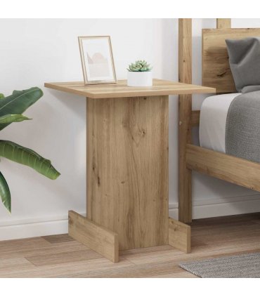 vidaXL End Table Artisan Oak 44.5 x 45 x 55 cm Engineered Wood