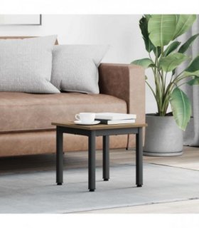 vidaXL Coffee Table Artisian Oak 40 x 40 x 36 cm Engineered Wood — Colour: Artisan oak