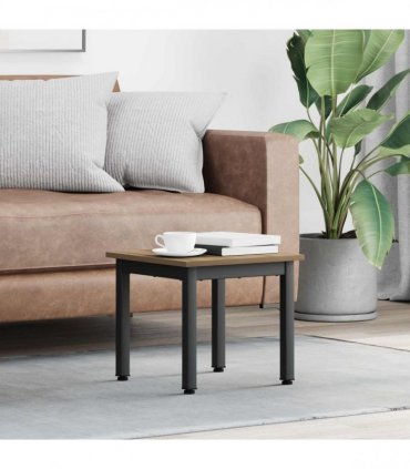 vidaXL Coffee Table Artisian Oak 40 x 40 x 36 cm Engineered Wood — Colour: Artisan oak