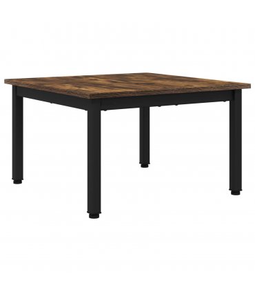 vidaXL Coffee Table Smoke Oak 60 x 60 x 36 cm Engineered Wood — Colour: Smoked oak