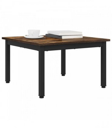 vidaXL Coffee Table Smoke Oak 60 x 60 x 36 cm Engineered Wood — Colour: Smoked oak