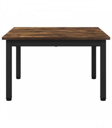vidaXL Coffee Table Smoke Oak 60 x 60 x 36 cm Engineered Wood — Colour: Smoked oak