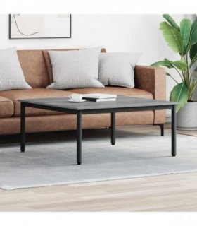 vidaXL Coffee Table Grey Sonoma 100 x 100 x 45 cm Engineered Wood